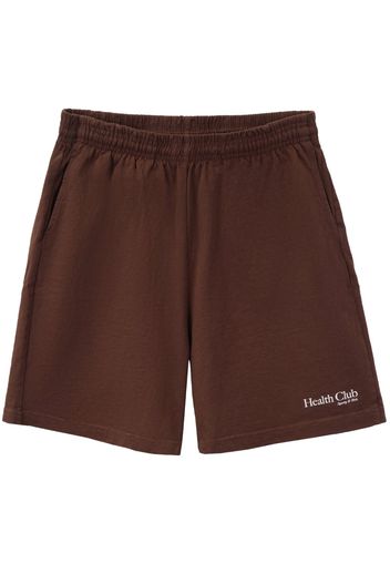 Sporty & Rich Health Club Gym Short - Chocolate - Marrone