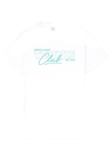 Sporty & Rich 80s Tennis Club T-Shirt - Bianco