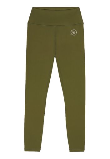 Sporty & Rich logo-print leggings - Verde