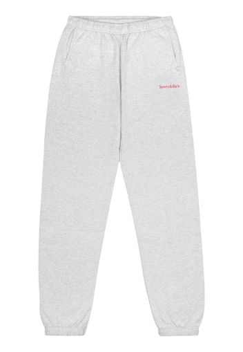 Sporty & Rich logo-print track pants - Grigio