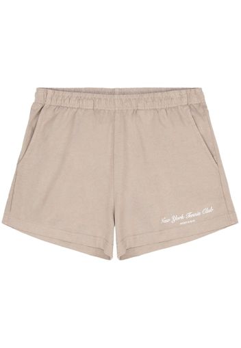 Sporty & Rich Shorts con stampa - Toni neutri