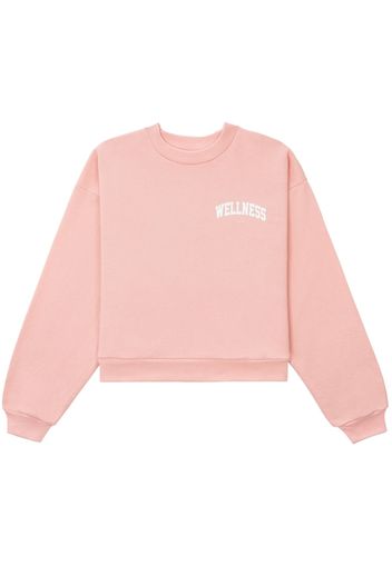 Sporty & Rich Wellness Ivy cropped sweatshirt - Rosa