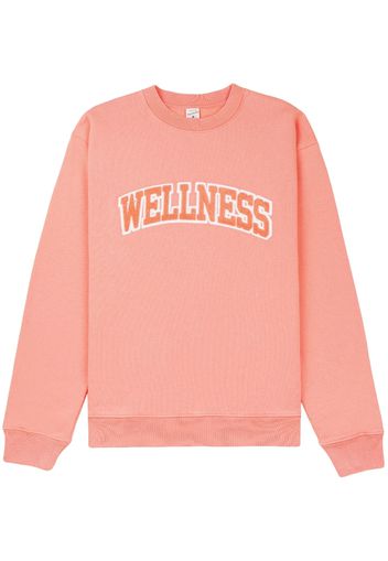 Sporty & Rich Wellness cotton sweatshirt - Rosa