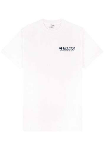 Sporty & Rich 70s Health logo-print T-shirt - Bianco