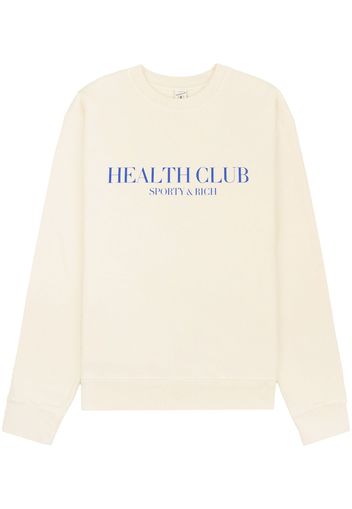 Sporty & Rich Stay Hydrated Health Club sweatshirt - Toni neutri