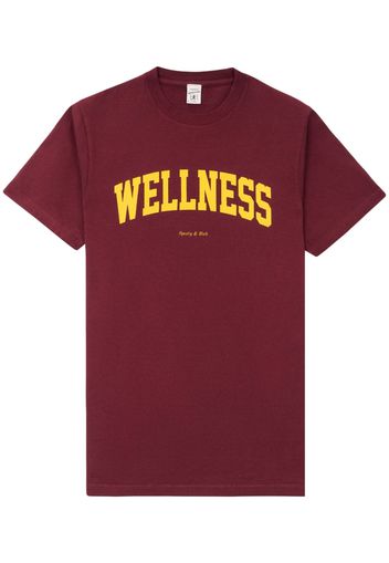 Sporty & Rich Wellness Ivy cotton T-shirt - Rosso