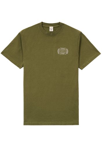Sporty & Rich logo-print cotton T-shirt - Verde
