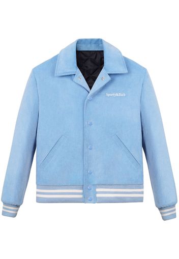 Sporty & Rich Wellness Club corduroy jacket - BABY BLUE