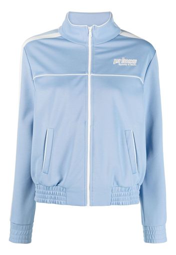 Sporty & Rich logo-embroidered track jacket - Blu