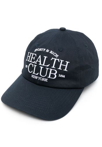 Sporty & Rich SR Health cotton cap - Blu