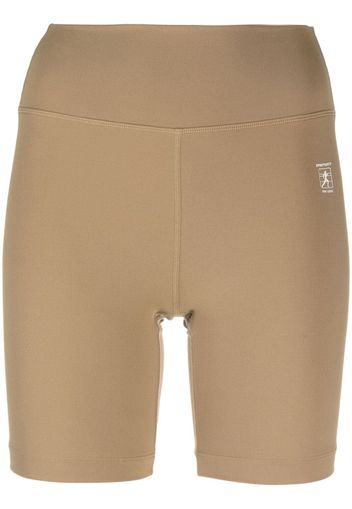 Sporty & Rich high-waist stretch shorts - Toni neutri