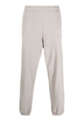 Sporty & Rich logo-print cotton track trousers - Toni neutri