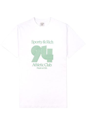 Sporty & Rich T-shirt 94 Athletic Club - Bianco