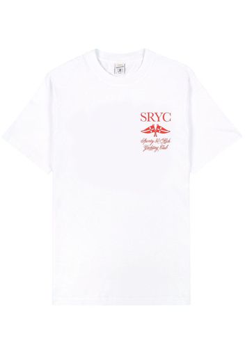 Sporty & Rich Yatch Club cotton T-shirt - Bianco