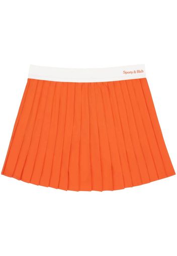 Sporty & Rich New Serif pleated skirt - Arancione