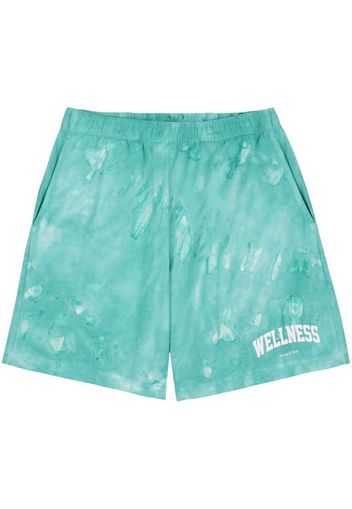 Sporty & Rich Wellness tie-dye shorts - Grigio