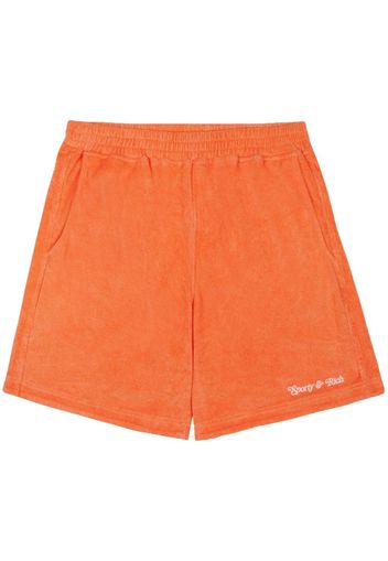 Sporty & Rich NY Tennis Club straight-leg shorts - Arancione