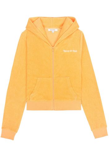 Sporty & Rich Felpa NY Tennis Club con zip - Giallo