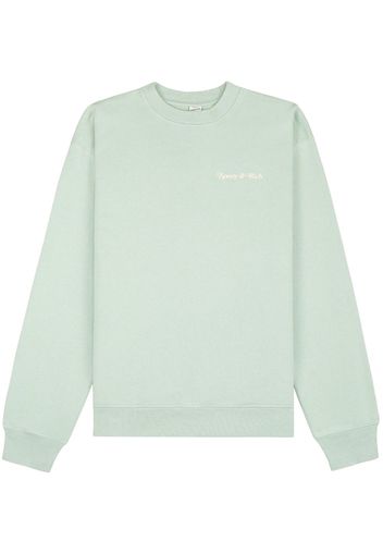Sporty & Rich Self Love Club cotton sweatshirt - Verde