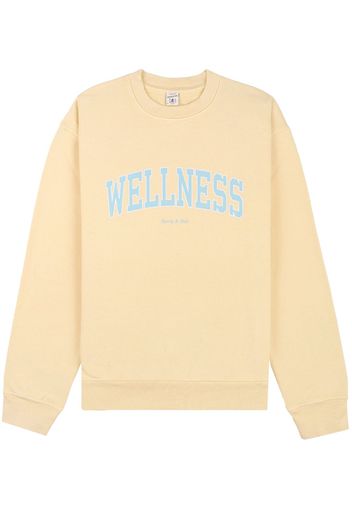 Sporty & Rich slogan-print sweatshirt - Giallo