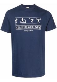 Sporty & Rich Health And Wellness cotton T-shirt - Blu