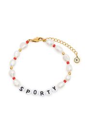 Sporty & Rich Sporty pearl-bead bracelet