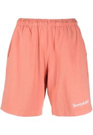 Sporty & Rich Shorts con stampa - Rosa