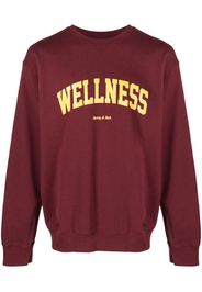 Sporty & Rich Wellness logo-print jumper - Rosso