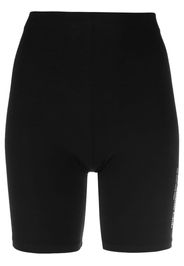 Sporty & Rich logo-print cycling shorts - Nero