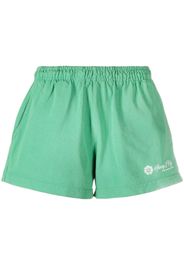 Sporty & Rich logo-print track shorts - Verde