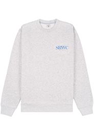 Sporty & Rich Upper East Side cotton sweatshirt - Grigio