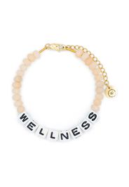 Sporty & Rich Wellness bead-detail bracelet - Rosa