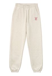 Sporty & Rich logo-print knitted track pants - Bianco