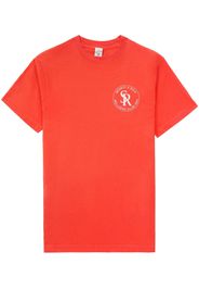 Sporty & Rich logo-print cotton T-shirt - Rosso