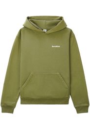 Sporty & Rich Serif Logo Hoodie - Olive - Verde