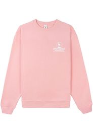 Sporty & Rich Gymnastics logo-print sweatshirt - Rosa