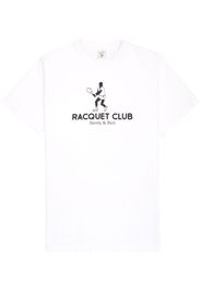 Sporty & Rich Racquet Club motif-print T-Shirt - Bianco
