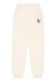 Sporty & Rich logo-print cotton track pants - Toni neutri