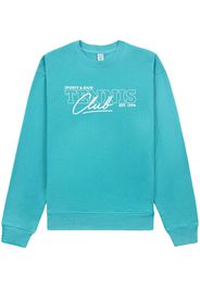 Sporty & Rich 80s Tennis Club cotton sweatshirt - Blu