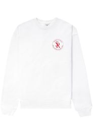 Sporty & Rich logo-patch cotton sweatshirt - Bianco