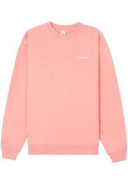 Sporty & Rich logo-print crew-neck sweatshirt - Rosa