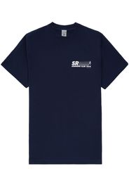 Sporty & Rich SR Running Club cotton T-shirt - Blu