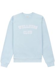 Sporty & Rich Wellness Club crew-neck sweatshirt - Blu