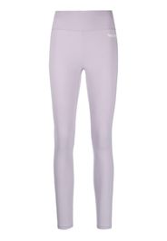 Sporty & Rich Leggings a vita alta con stampa - Viola