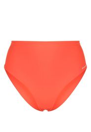 Sporty & Rich logo-print bikini bottoms - Arancione