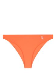 Sporty & Rich Romy logo-print bikini bottoms - Arancione