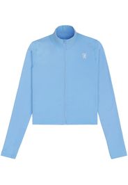 Sporty & Rich Runner logo-print track jacket - Blu