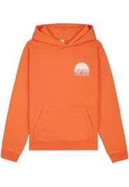 Sporty & Rich Racquet club cotton hoodie - Arancione