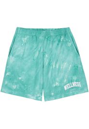 Sporty & Rich Wellness tie-dye shorts - Grigio