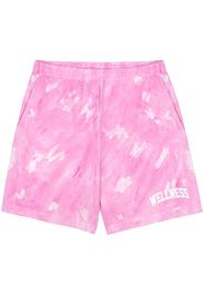 Sporty & Rich Wellness tie-dye shorts - Rosa